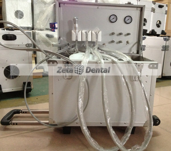 Dental Portable Turbine Unit with Air Compressor Inside